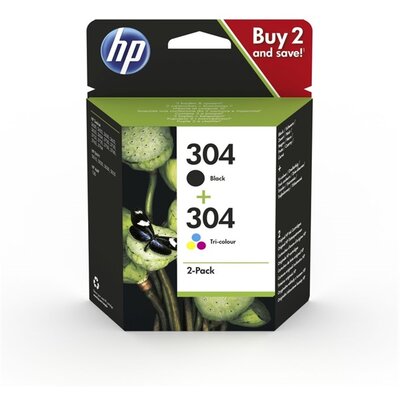 HP 3JB05AE (304) fekete és háromszínű tintapatron csomag