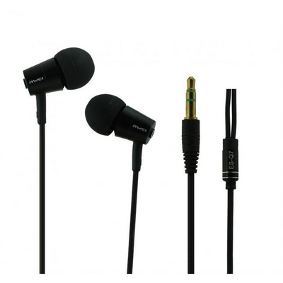 AWEI ES-Q7 In-Ear fekete fülhallgató