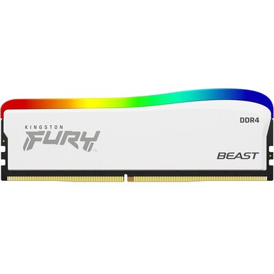 Kingston 32GB 3200MT/s DDR-4 CL16 (Kit of 2) FURY Beast White RGB SE (KF432C16BWAK2/32) memória