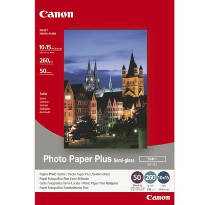 Canon SG201 Semi-Glossy 10x15cm 50lap fotópapír