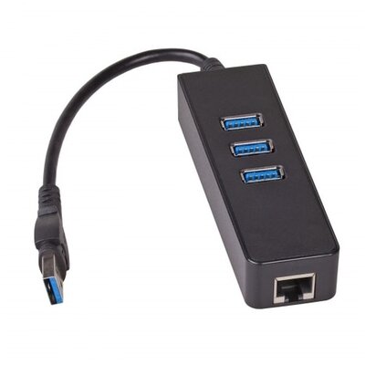 Akyga AK-AD-32 Hub USB 3.0 3-port + Ethernet