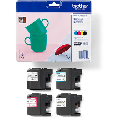 Brother LC227XL Value-Pack, BKCMY