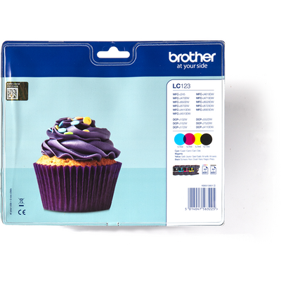 Brother LC123VALBP CMYK Pack