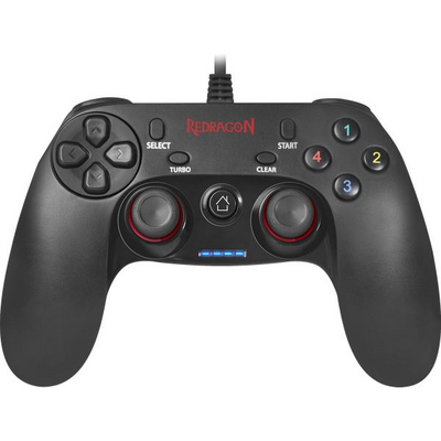 Redragon Saturn Wirred Gamepad Black PC/PS3