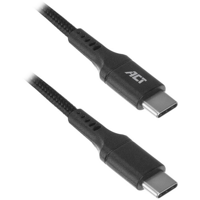 ACT AC3096 USB 2.0 connection cable C male - C male 1m Black