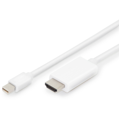 Assmann miniDisplayPort 1.2 - HDMI 2.0 cable 2m White