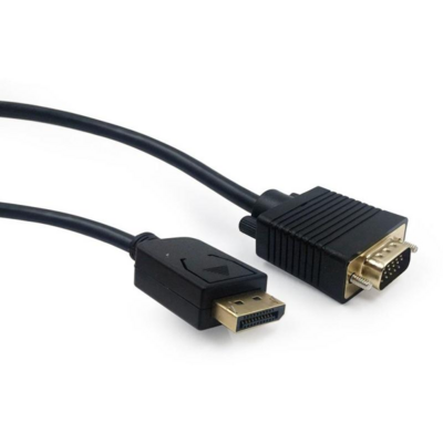 Gembird CCP-DPM-VGAM-6 DisplayPort to VGA adapter cable 1,8m Black