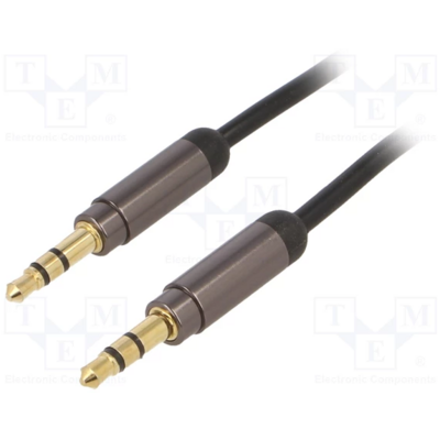 Gembird Jack Stereo 3,5mm M/M audio cable 1,8m Black