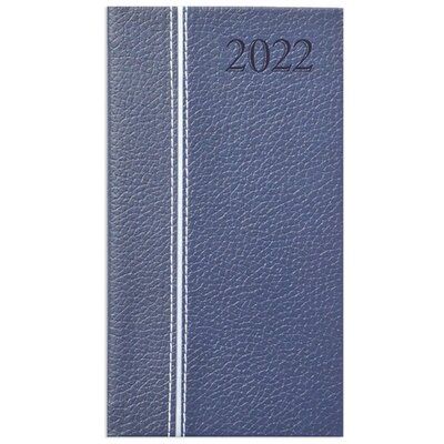 Kalendart Groovy 2023-as G035 kék/ezüst/kék álló zsebnaptár