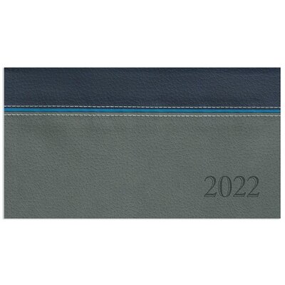 Kalendart Groovy 2023-as G030 kék/kék/szürke fekvő zsebnaptár
