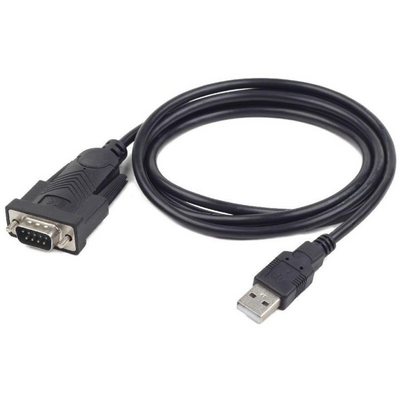 Gembird UAS-DB9M-02 USB to DB9M serial port converter cable 1,5m Black