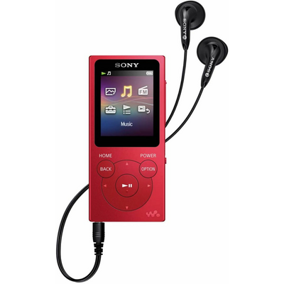 Sony NWE394LR 8GB piros MP3 lejátszó