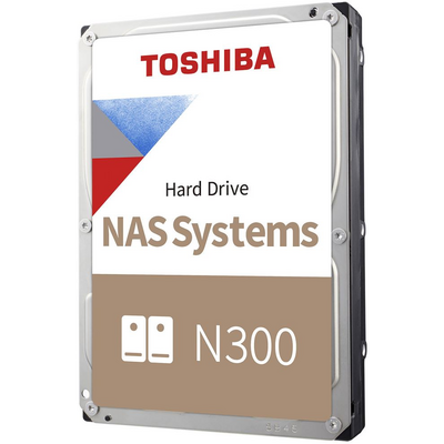 Toshiba 8TB 7200rpm SATA-600 256MB N300 HDWG480UZSVA
