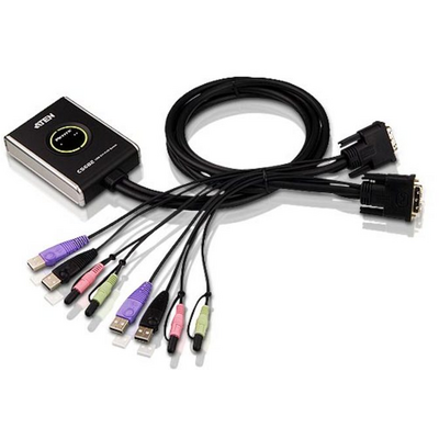 ATEN CS682 KVM Switch 2PC USB DVI + kábel