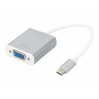 Digitus USB Type-C 1080p VGA Adapter, 20cm cable length