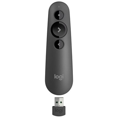 Logitech R500 Laser Presentation Remote Red Laser Black