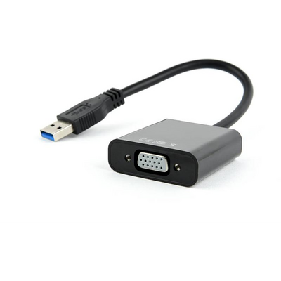 Gembird AB-U3M-VGAF-01 USB3.0 to VGA video adapter Black