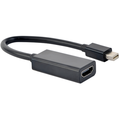 Gembird A-mDPM-HDMIF-02 miniDisplayPort to HDMI adapter cable Black