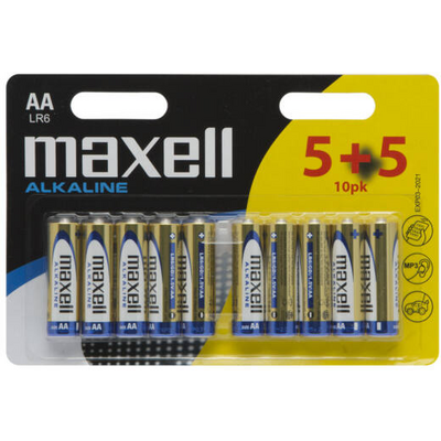 Maxell AA Alkáli Elem 5+5db/csomag