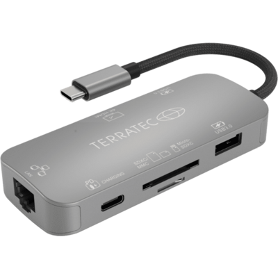TERRATEC Connect C8 USB Type-C Adapter Silver