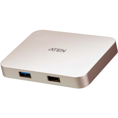 ATEN UH3235 USB-C 4K Ultra Mini Dock with Power Pass-through
