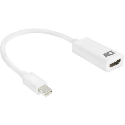 ACT AC7525 Mini DisplayPort male to HDMI-A female adapter 0,15m White