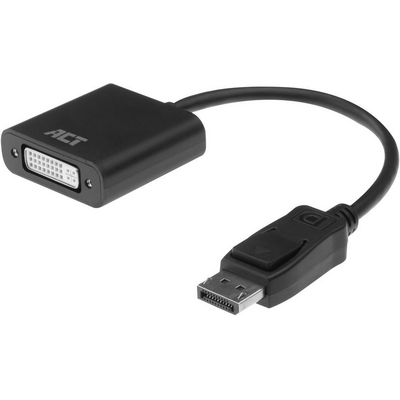 ACT AC7510 DisplayPort - DVI adapter Black