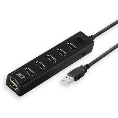 ACT AC6215 USB Hub 7 port with on and off switch