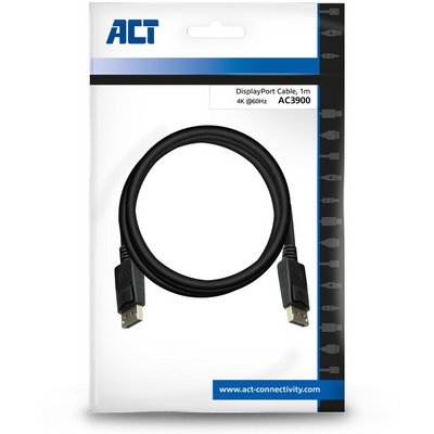 ACT AC3900 DisplayPort cable male - male 1m Black