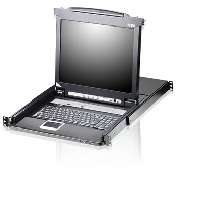 ATEN KVM Konzol, LCD 17" + Switch 8PC, CL5708M