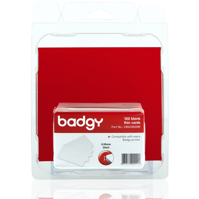 Badgy Evolis CBGC0020W 100Db PVC Kártya