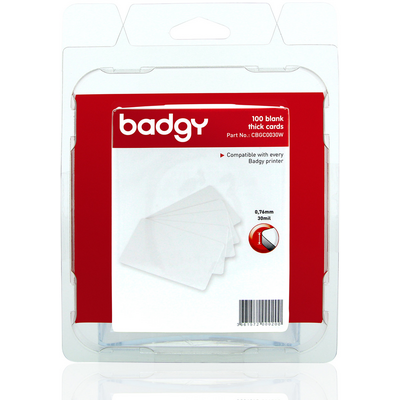 Badgy Evolis CBGC0030W 100Db PVC Kártya