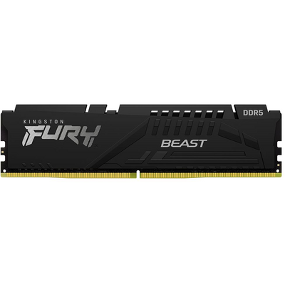 KINGSTON FURY Memória DDR5 16GB 5200MHz CL36 DIMM Beast Black