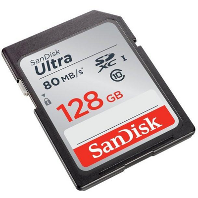 Sandisk 128GB SDXC Ultra Class 10 UHS-I