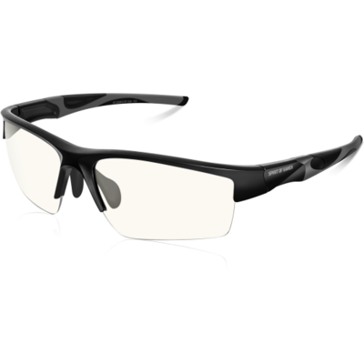 Spirit of Gamer Retina Pro fekete kékfény/UV szűrő szemüveg