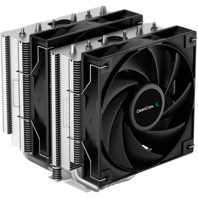 DeepCool CPU Cooler - AG620 (29,4 dB; max, 115,32 m3/h; 4pin csatlakozó, 6 db heatpipe, 12cm, PWM)