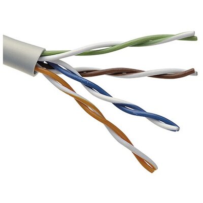 Legrand kábel - Cat5e, árnyékolatlan, U/UTP, 5m, világos rózsaszín, réz, PVC, LinkeoC