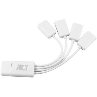 ACT AC6210 USB 2.0 4-Port Hub White