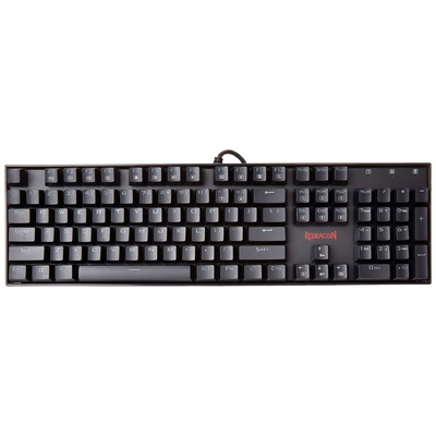 Redragon Mitra RGB Backlit Mechanical Keyboard Brown Switches Black HU