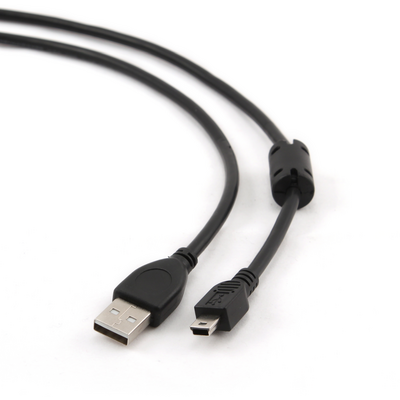 Gembird CCP-USB2-AM5P-6 USB2.0 A-plug Mini cable 1,8m Black