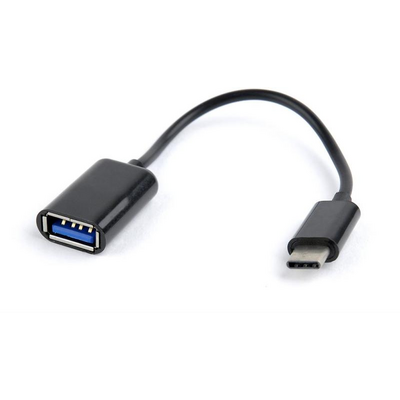 Gembird AB-OTG-CMAF2-01 USB 2.0 OTG Type-C adapter cable (CM/AF) Black