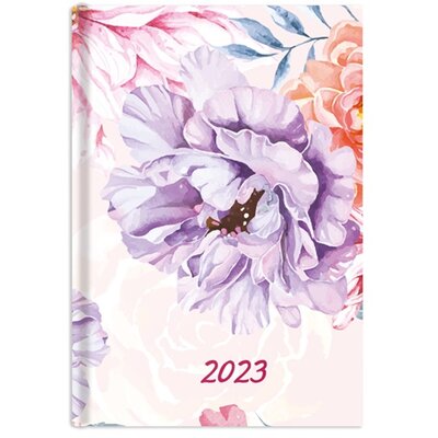 Kalendart Joy 2023-as J012 B6 heti beosztású bazsarózsa 3D határidőnapló