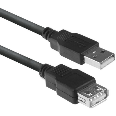 ACT AC3043 USB 2.0 extension cable A male - A female 3m Black