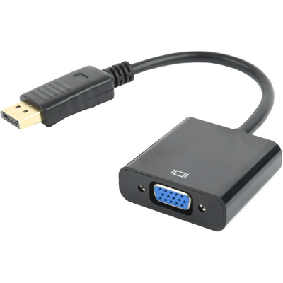 Gembird DisplayPort to VGA M/F adapter 0,2m Black