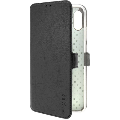 FIXED Thin book case Topic for Oppo A52, black