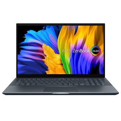 Asus ZenBook Pro UM535QE-KY020 - No OS - Pine Grey - Touch - OLED
