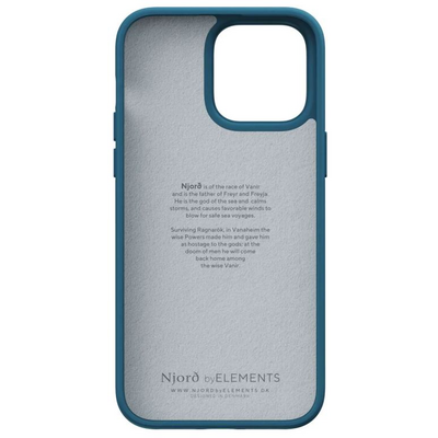 Njord Fabric Tonal Case iPhone 14 Pro Max Deep Sea