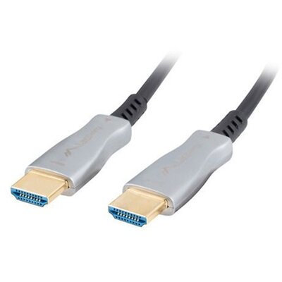 Lanberg 20m aktív optikai HDMI apa-apa fekete AOC kábel