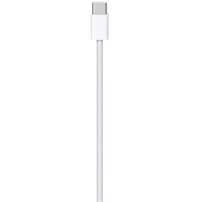 Apple 1m Type C apa-apa szőtt borítású fehér kábel