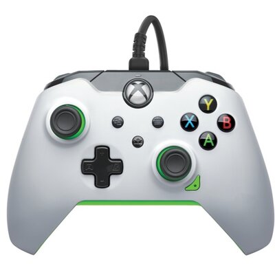 PDP Xbox Series X|S/Xbox One/PC 3,5 mm audio vezetékes neon fehér kontroller